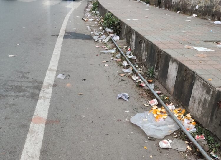 Ugly side of democracy: Candidates’ backers fill city’s roads with litter