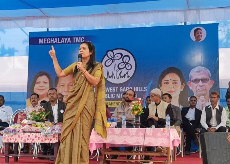 TMC MP Mahua Moitra asks people of Garo Hills not to into the trap of  NPP-BJP - Meghalaya News 24