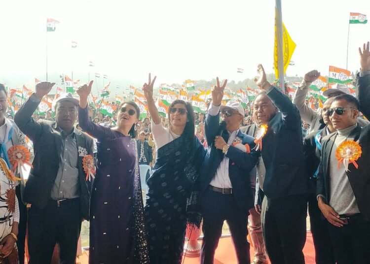 Mahua campaigns in Mawkyrwat for Sounder
