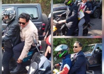 HITO files FIR against CM, others for not wearing helmet
