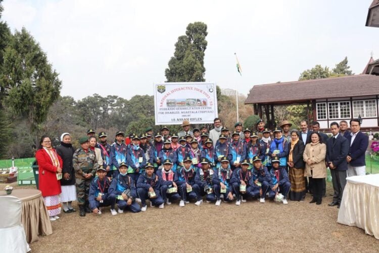35 differently-abled children visit Raj Bhavan