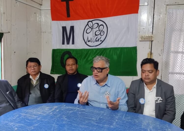 Derek O’Brien campaigns for TMC Jowai candidate