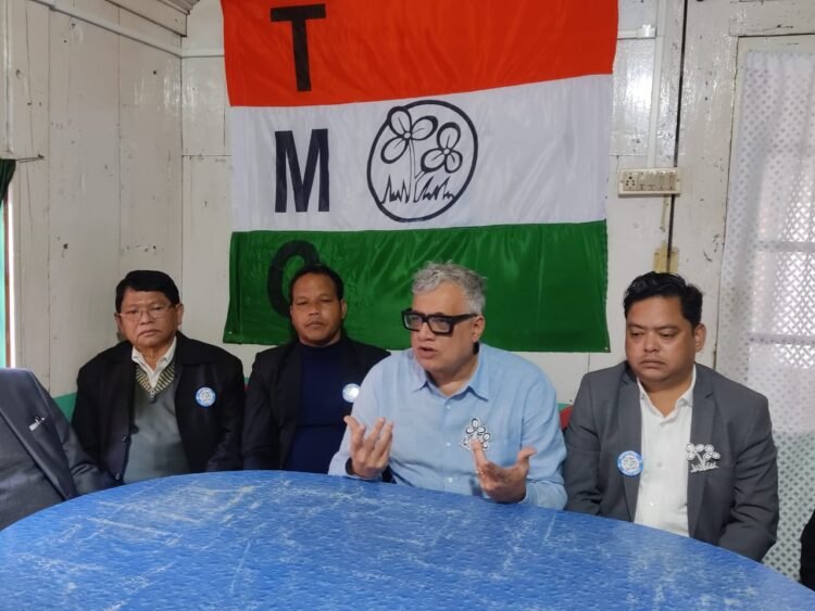 Derek O’Brien campaigns for TMC Jowai candidate