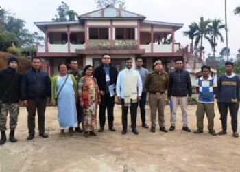 General Observer tours Nongpoh polling stations