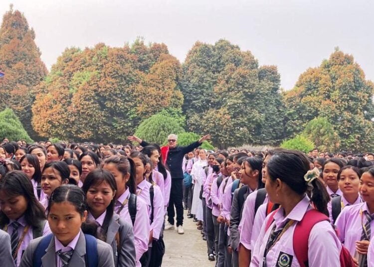 Trinamool MP interacts with Tura college students