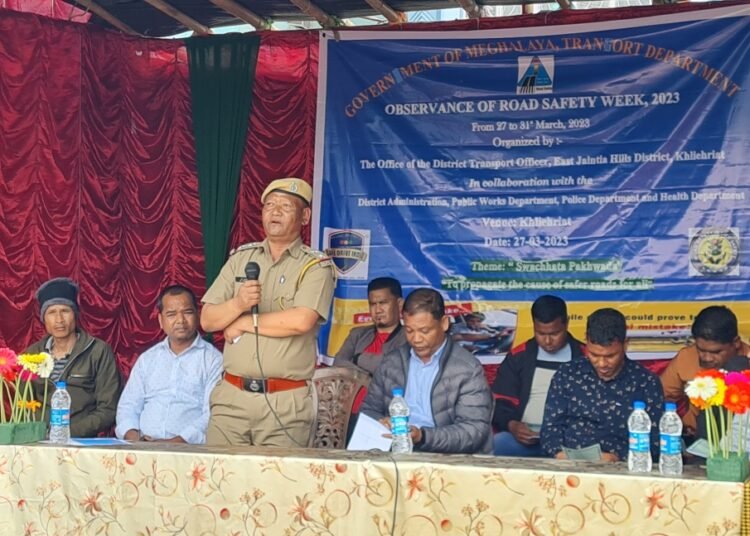 Road Safety Week observed in East Jaiñtia Hills