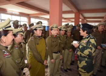 BSF ADG visits Meghalaya frontier