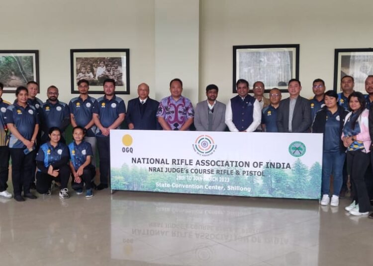 25 register for first NRAI shooting judges course in Shillong