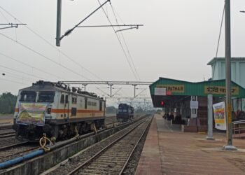Electric locomotive speed trial held at Mendipathar