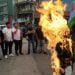 EJNC burns Assam CM’s effigy over Mukroh claim