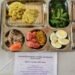School meal platter displayed at Laitsohpliah