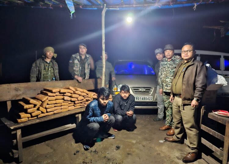 2 from Tripura nabbed with 68kg cannabis