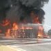 Fuel tanker crash leads to massive explosion