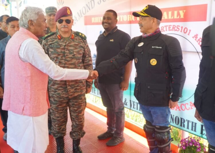 Motorbike rally begins to mark 101 Area milestone