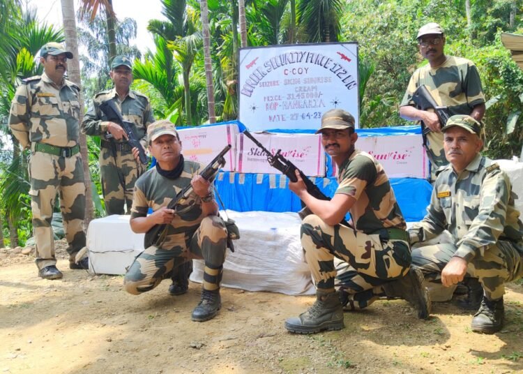 BSF seizes huge quantity of cosmetics