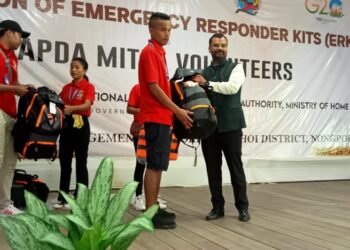 Emergency responder kits given to 100 volunteers in Ri-Bhoi