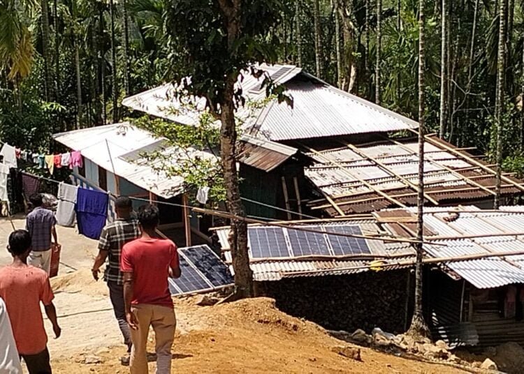 Sakhri village beams with solar power