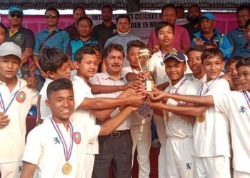 Tura script memorable victory to become champions of U-15 Inter District Cricket Tourney