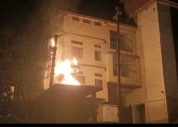 Scare for hospital patients after transformer catches fire