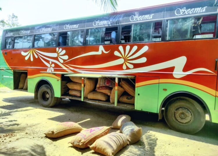 4 held by BSF with Rs 12 lakh of betel nuts