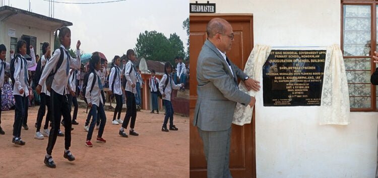 Tirot Sing Memorial Govt UP School gets new building