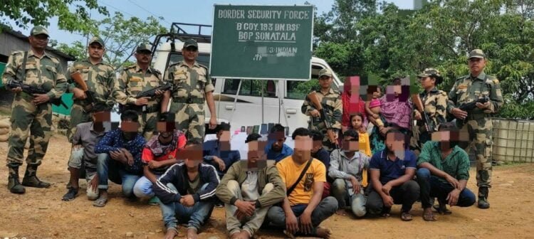 13 illegal Bangladeshi migrants apprehended on EKH border
