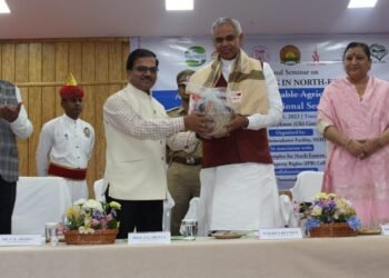 Foundation stone of Gujarat Bhavan laid at NEHU