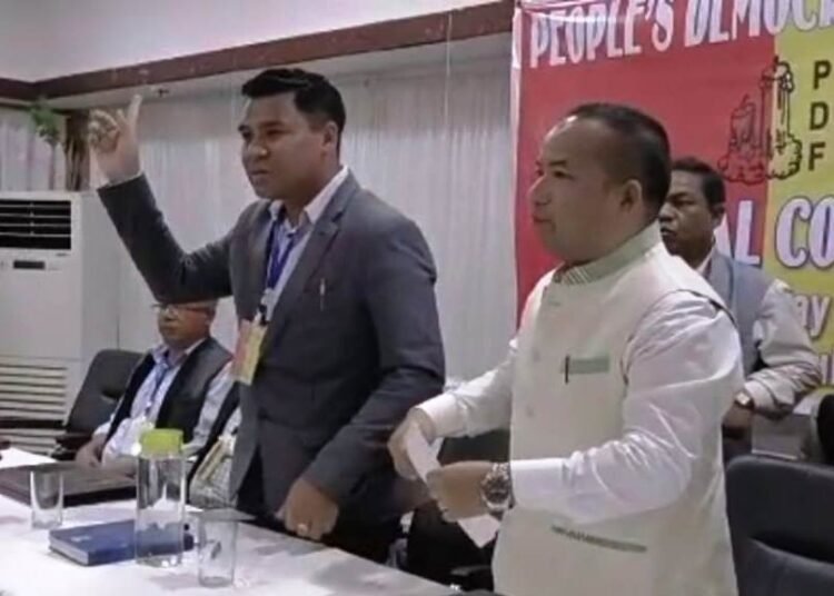 PDF says merger is not dissolution of party