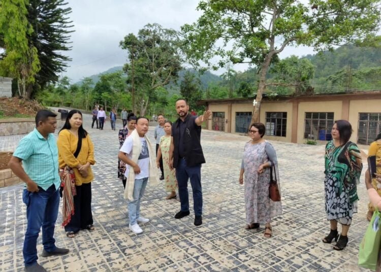 Paul inspects textile hub in Ri-Bhoi