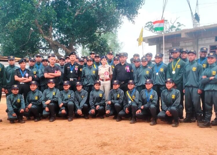 Passing out parade ceremony held for 49 security guards in WJH