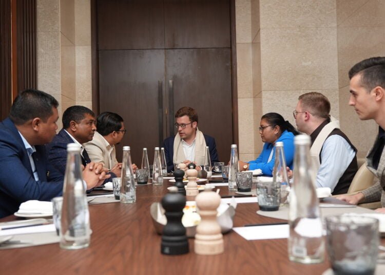 Youth MLAs discuss digital connectivity & transport infra with German MP