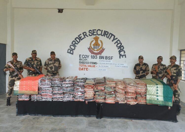 BSF seizes Rs 20 lakh of clothing on international border