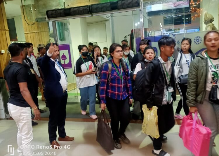 Manipur violence: First batch of evacuees land in Guwahati airport