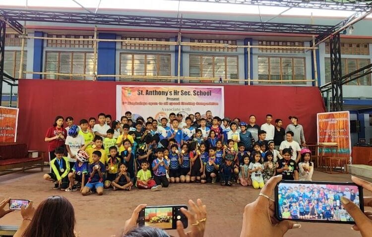 Speed skating event hosted by St Anthony’s