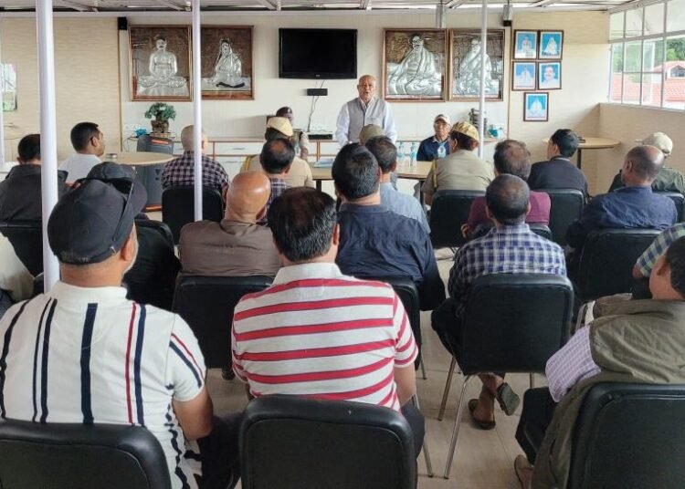 Sanbor reviews devp progress in South Shillong