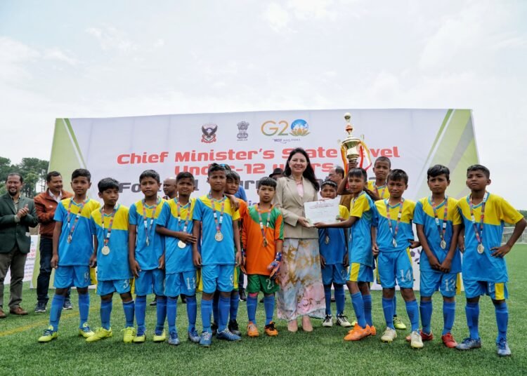 WKH, Ri-Bhoi win titles at CM’s State Level U-12 Football Tournament