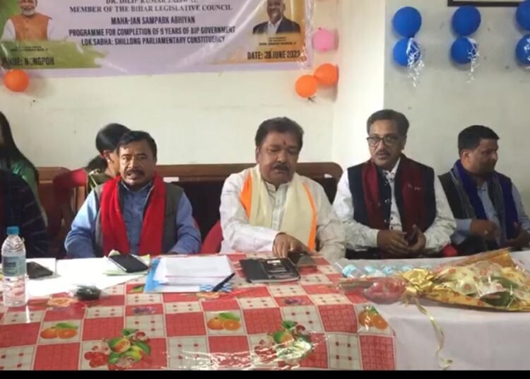 BJP visitor celebrates 9 years of Modi rule in Ri-Bhoi