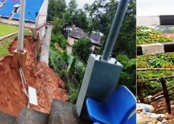 Latest construction failure sees damage to Tura’s PA Sangma Stadium