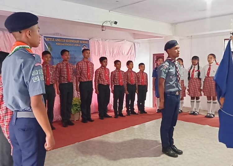 Fresh enrolment as scouts, guides held in Jowai