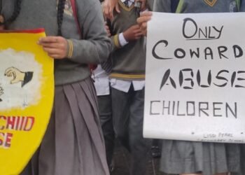 School students hold rally in support of rape survivor