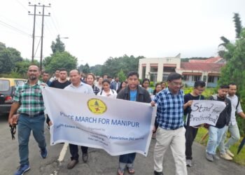 NEHUTA march for peace in Manipur