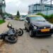 Pillion rider dies in head-on collision
