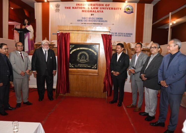 CM envisions NLU as centre for research on customary laws & practices in NE