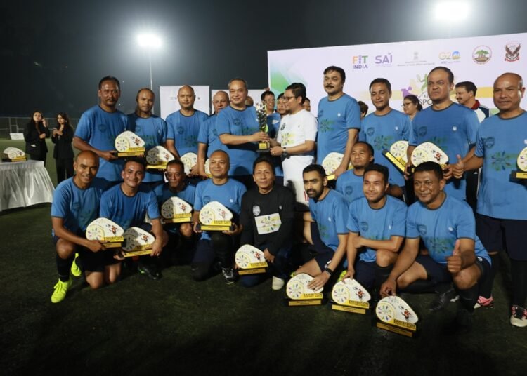 Officers FC thrash MLA in National Sports Day exhibition match