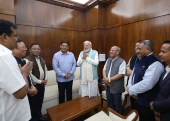 CM, bevy of ministers meet Modi