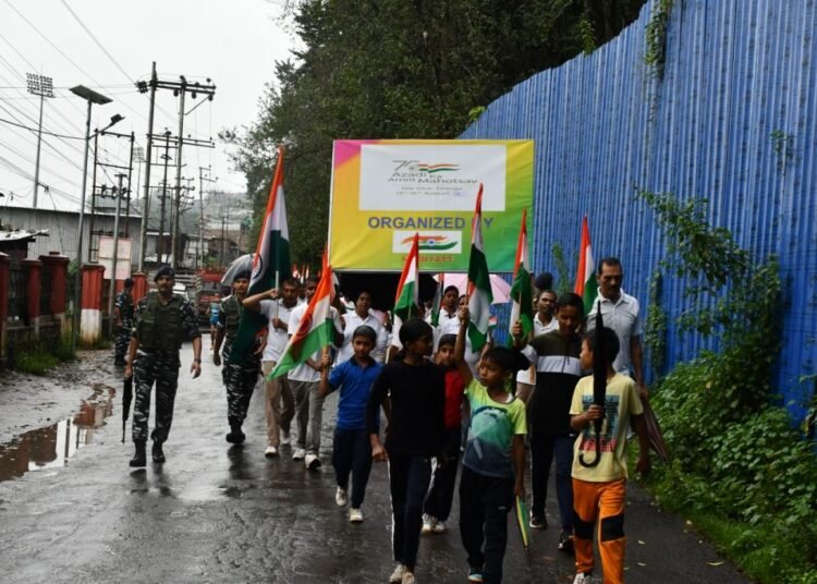 CRPF takes out national flag rally