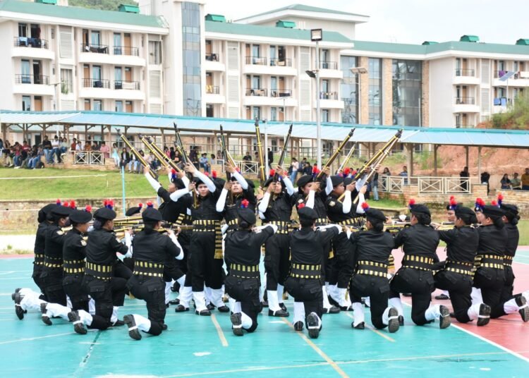 Women commando warriors perform at IIM Shillong
