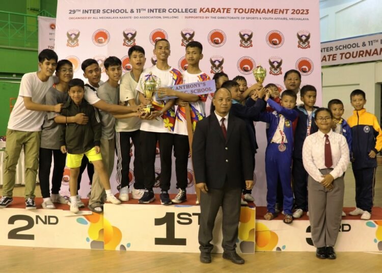 St Anthony’s win 2 team titles at Inter School & Inter College Karate Tournament