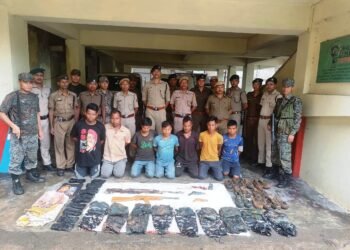 7 arrested for armed robbery of stone crusher units in Ri Bhoi