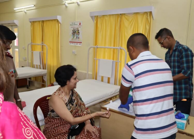 73 units of blood donated to NEIGRIHMS by AWWA